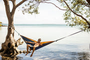 River Blue - Recycled Hammock with Straps