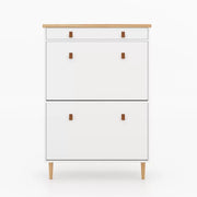 Sapateira de Parede Nala 2 Portas 1 Gaveta Madeira/Branco