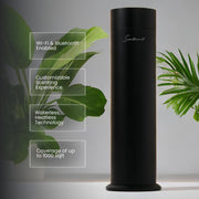 Diffuser Air 2 - Cold-Air Diffusion | Covers 1.000 Sq Ft | No Heat. No Water | Safe for Pets & Kids | Rechargeable Battery | WiFi & Bluetooth | Interchangeable Motor | Black