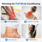 MERACH Vibration Plate Exercise Machine. Whole Body Workout Equipment for Women. Bluetooth and Silicone Pedal. Vibration Plate with Auto Mode. Vibrate Fitness Platform for Home