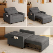 Sofá-Cama Versátil Brooke™ – Design Inteligente e Conforto 2 em 1