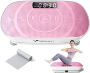 MERACH Vibration Plate Exercise Machine. Whole Body Workout Equipment for Women. Bluetooth and Silicone Pedal. Vibration Plate with Auto Mode. Vibrate Fitness Platform for Home