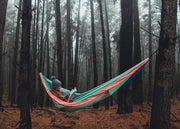 Sky Blue - Recycled Hammock with Straps