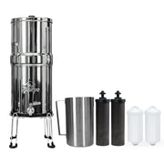 Filteroo® Stainless Steel Gravity Water Filter with Fluoride Removal