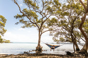 River Blue - Recycled Hammock with Straps