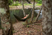 Olive - Ultra Light Recycled Hammock with Straps