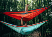 Recycled Hammock with Straps × 2 - Couple Combo