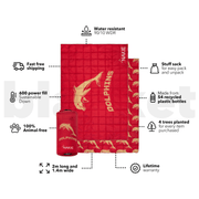 Dolphins - NRL Sustainable Down Puffy Blanket