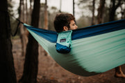 Sky Blue - Recycled Hammock with Straps