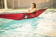 Merlot Red - Recycled Hammock with Straps