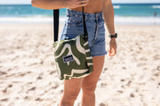 XL Eucalyptus Green - Recycled Sand Free Beach Towel Double