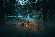 Sunburnt Orange -  Recycled Hammock with Straps