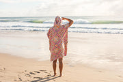 Rosy Tides - Hooded Towel Recycled Sand Free