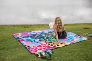 Kasey Rainbow - Recycled Picnic Blanket
