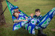 Warriors - NRL Recycled Hammock with Straps