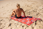 Roosters - NRL Recycled Sand Free Beach Towel