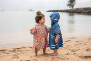 Rosy Tides - Kids Hooded Towel Recycled Sand Free