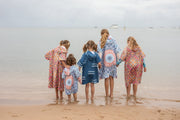 Rosy Tides - Kids Hooded Towel Recycled Sand Free