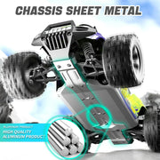 1:18 RC Car With Led Lights 4WD High Speed Cars 40KM 2.4G Remote Control Off Road Car Drift Monster Truck Toys For kids Gift