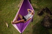 Mulberry Purple - Recycled Hammock with Straps