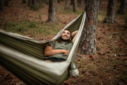 Olive Green - Recycled Hammock with Straps