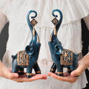 Estatuetas Elefantes Prosperidade | 2 Peças