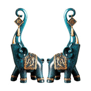 Estatuetas Elefantes Prosperidade | 2 Peças