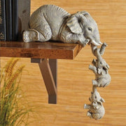 Estatuetas Família Elefante | 3 peças