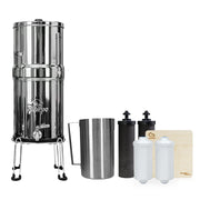 Filteroo® Stainless Steel Gravity Water Filter with Grander Revitalised Structured Water Energy Board